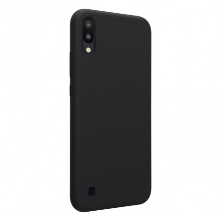 Funda Silicona Líquida Ultra Suave para Samsung Galaxy M10 color Negra