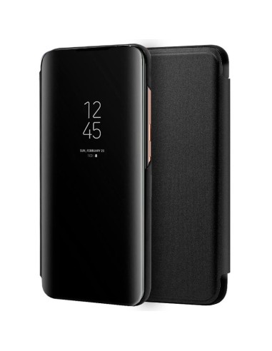 Funda Flip Cover Clear View para Samsung Galaxy A50 / A50s / A30s color Negra