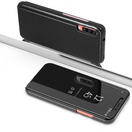 Funda Flip Cover Clear View para Samsung Galaxy A50 / A50s / A30s color Negra