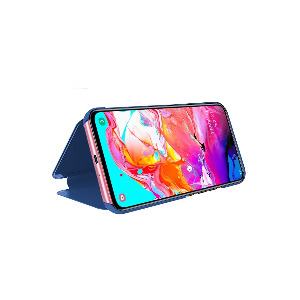 Funda Flip Cover Clear View para Samsung Galaxy A50 / A50s / A30s color Azul