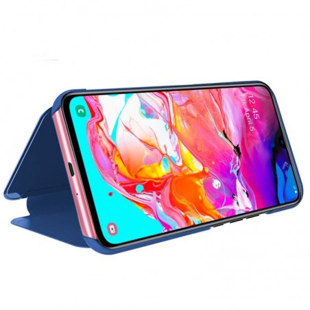 Funda Flip Cover Clear View para Samsung Galaxy A50 / A50s / A30s color Azul
