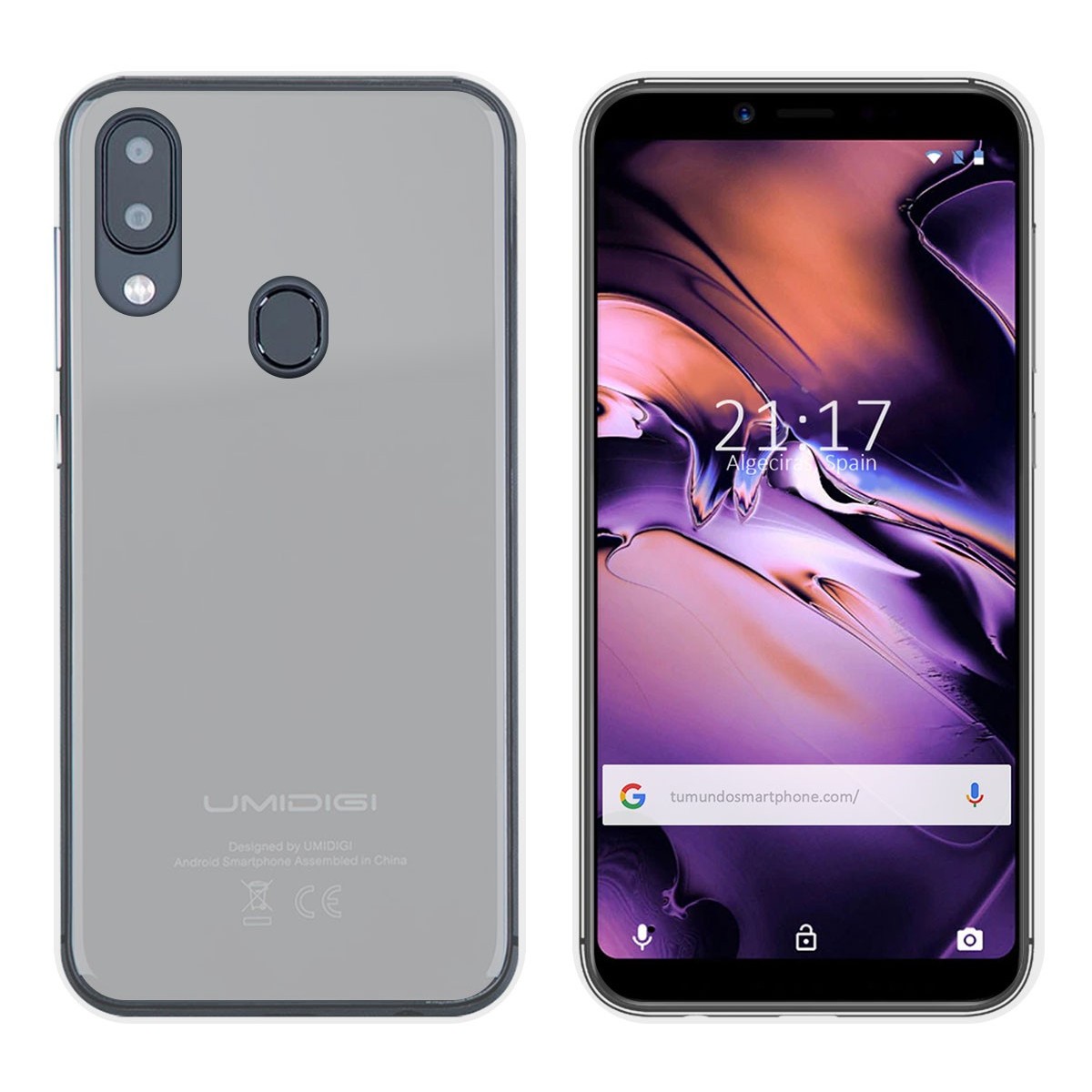 Funda Gel Tpu para Umidigi A3 / A3 Pro Color Transparente