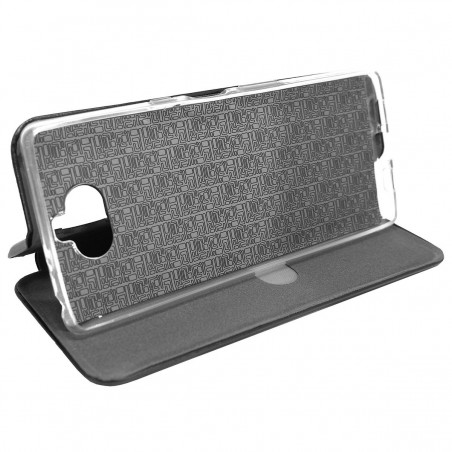 Funda Libro Soporte Magnética Elegance Negra para Samsung Galaxy A10