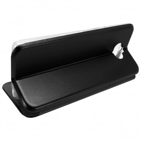 Funda Libro Soporte Magnética Elegance Negra para Samsung Galaxy A10