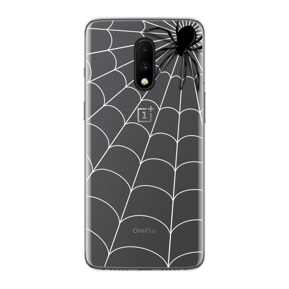 Funda Gel Transparente para Oneplus 7 diseño Araña Dibujos