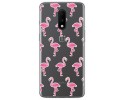 Funda Gel Transparente para Oneplus 7 diseño Flamenco Dibujos