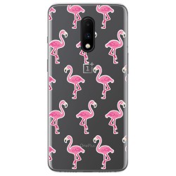 Funda Gel Transparente para Oneplus 7 diseño Flamenco Dibujos