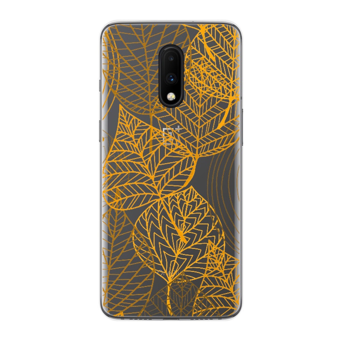 Funda Gel Transparente para Oneplus 7 diseño Hojas Dibujos