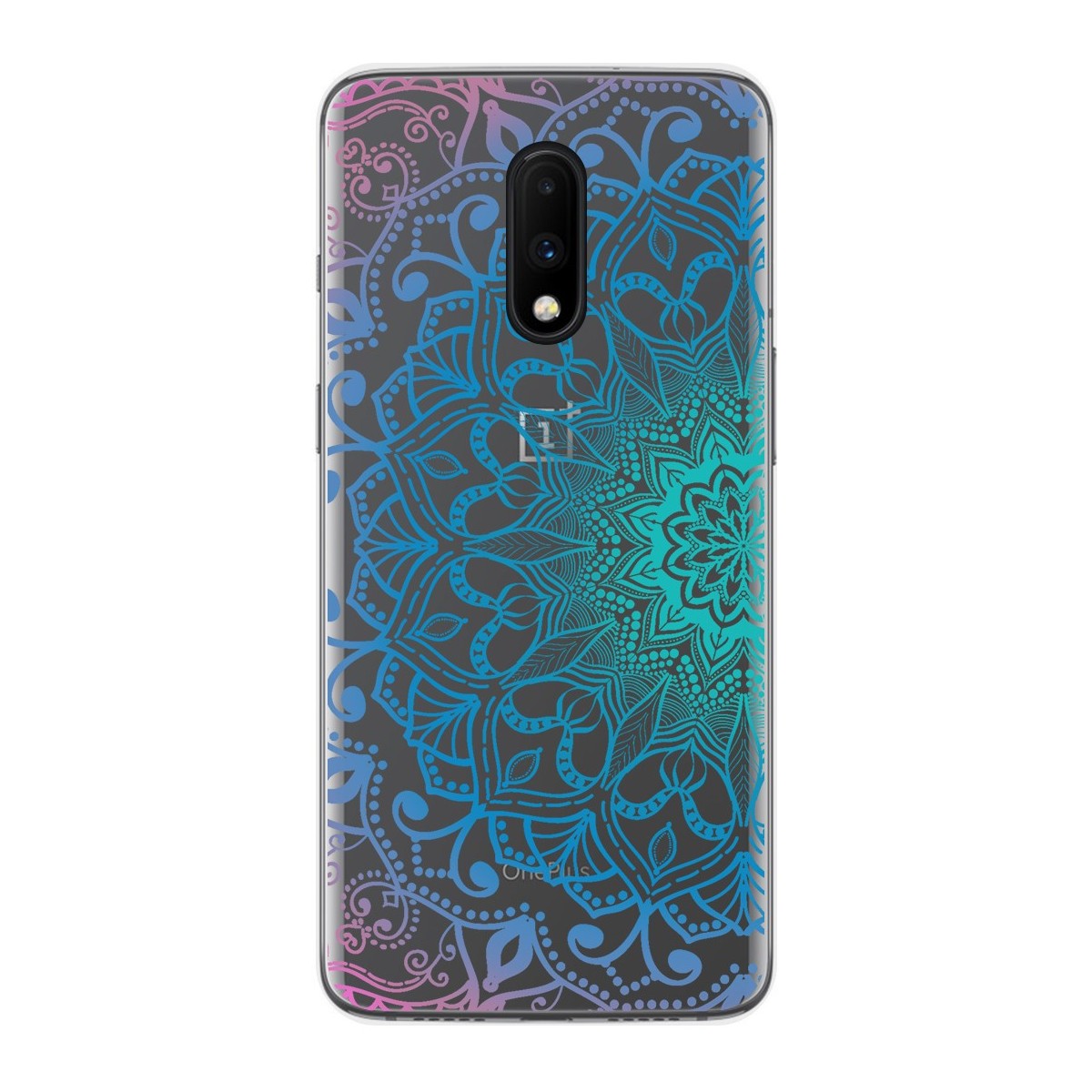 Funda Gel Transparente para Oneplus 7 diseño Mandala Dibujos