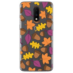 Funda Gel Transparente para Oneplus 7 diseño Otoño Dibujos