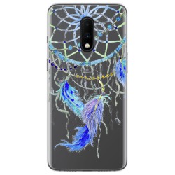 Funda Gel Transparente para Oneplus 7 diseño Plumas Dibujos