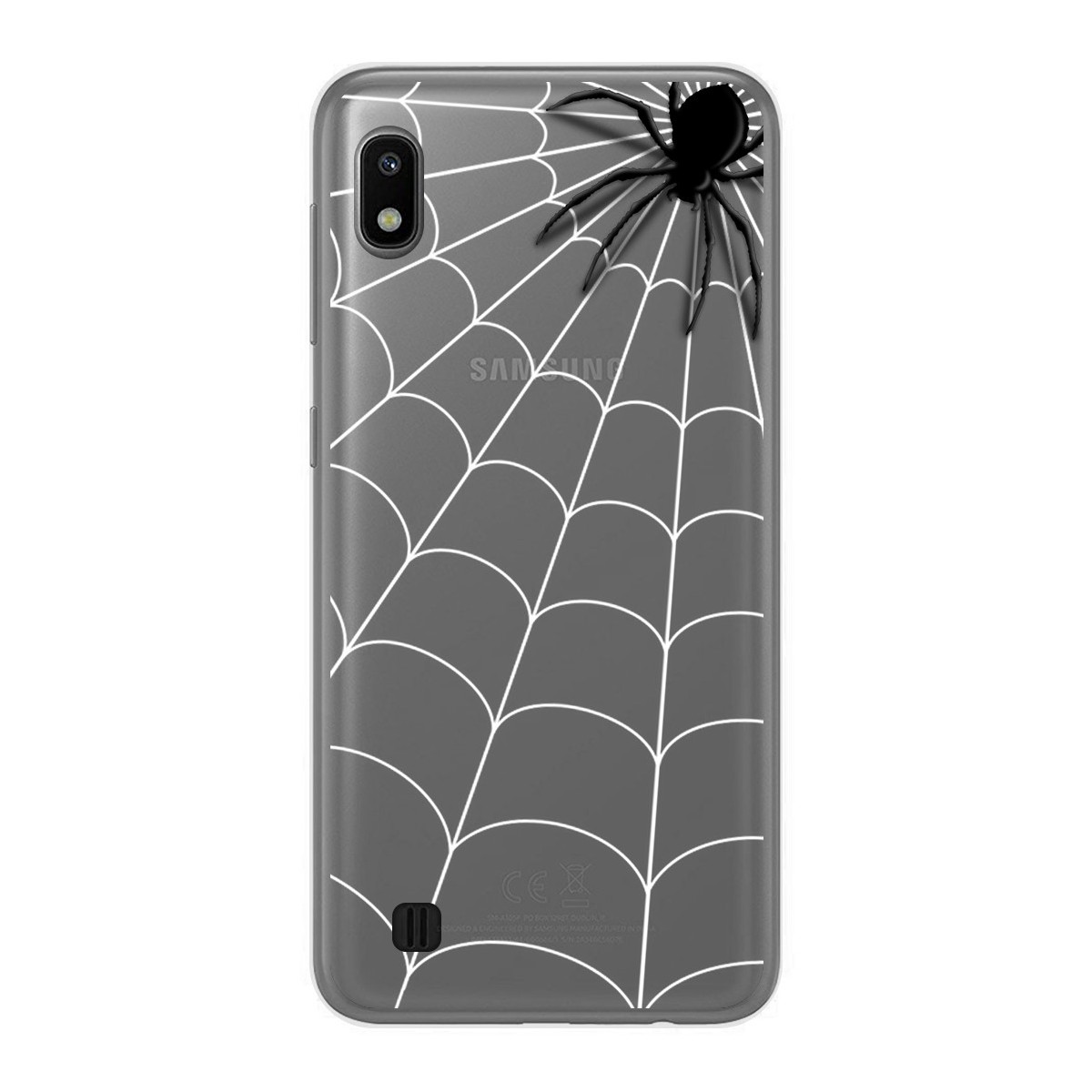 Funda Gel Transparente para Samsung Galaxy A10 diseño Araña Dibujos