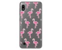 Funda Gel Transparente para Samsung Galaxy A10 diseño Flamenco Dibujos