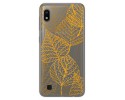 Funda Gel Transparente para Samsung Galaxy A10 diseño Hojas Dibujos