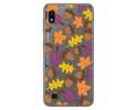 Funda Gel Transparente para Samsung Galaxy A10 diseño Otoño Dibujos