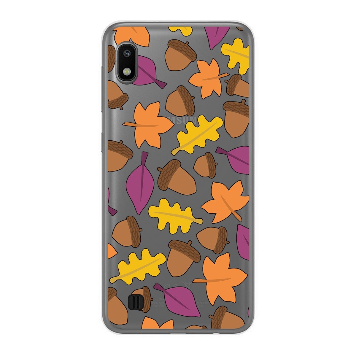 Funda Gel Transparente para Samsung Galaxy A10 diseño Otoño Dibujos