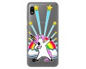 Funda Gel Transparente para Samsung Galaxy A10 diseño Unicornio Dibujos