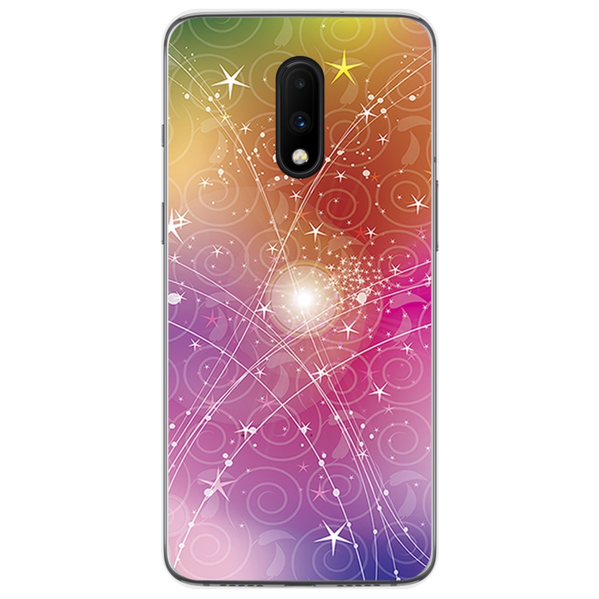 Funda Gel Tpu para Oneplus 7 diseño Abstracto Dibujos