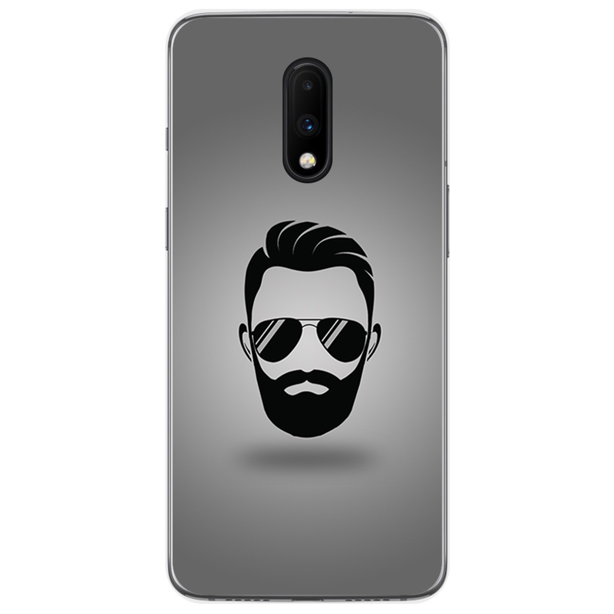 Funda Gel Tpu para Oneplus 7 diseño Barba Dibujos