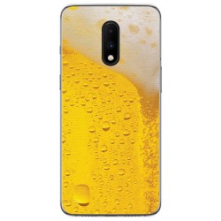 Funda Gel Tpu para Oneplus 7 diseño Cerveza Dibujos