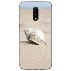 Funda Gel Tpu para Oneplus 7 diseño Concha Dibujos