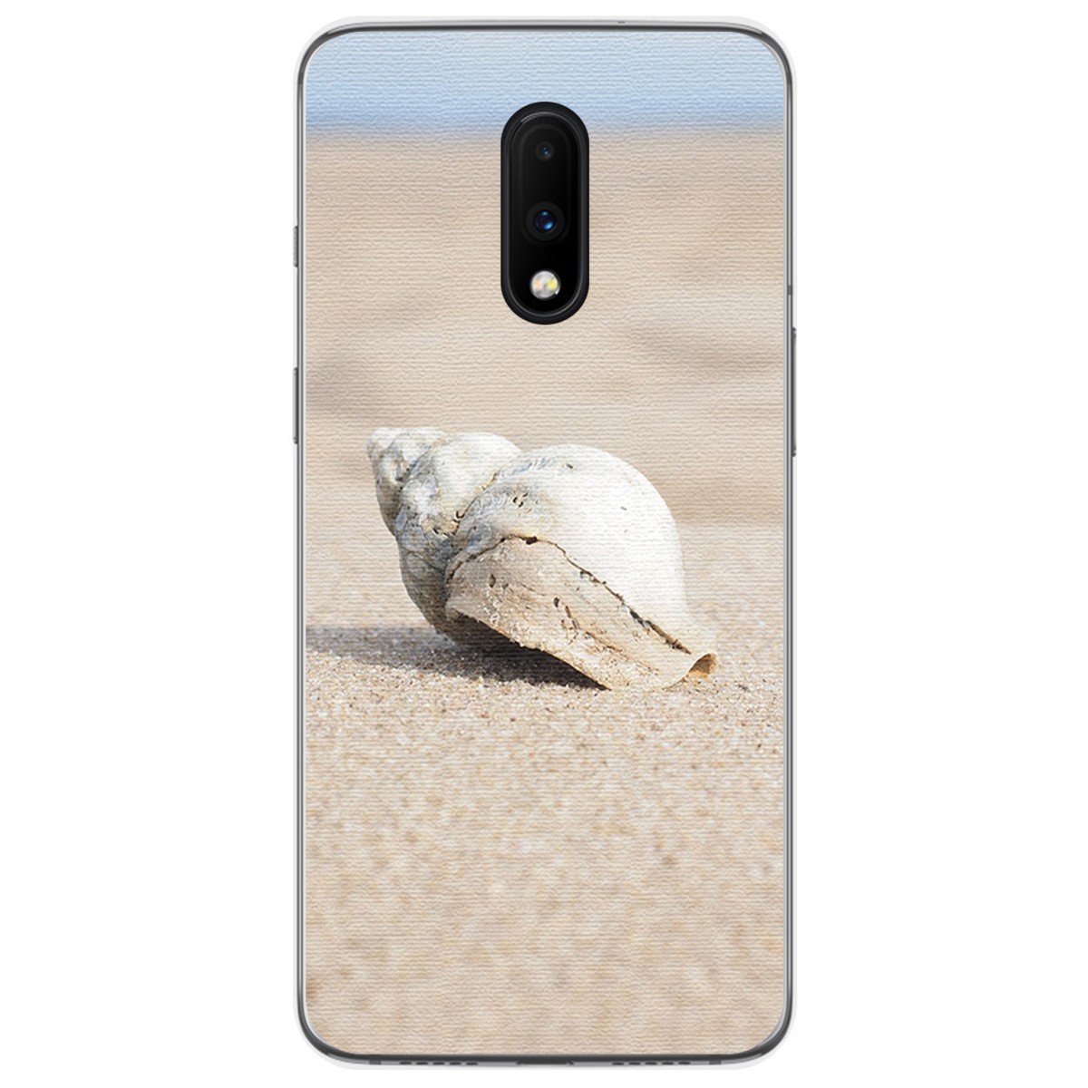 Funda Gel Tpu para Oneplus 7 diseño Concha Dibujos