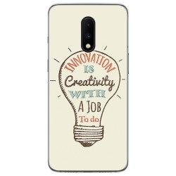 Funda Gel Tpu para Oneplus 7 diseño Creativity Dibujos