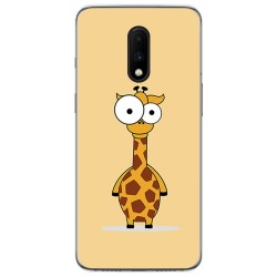 Funda Gel Tpu para Oneplus 7 diseño Jirafa Dibujos