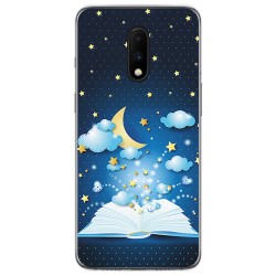 Funda Gel Tpu para Oneplus 7 diseño Libro Cuentos Dibujos