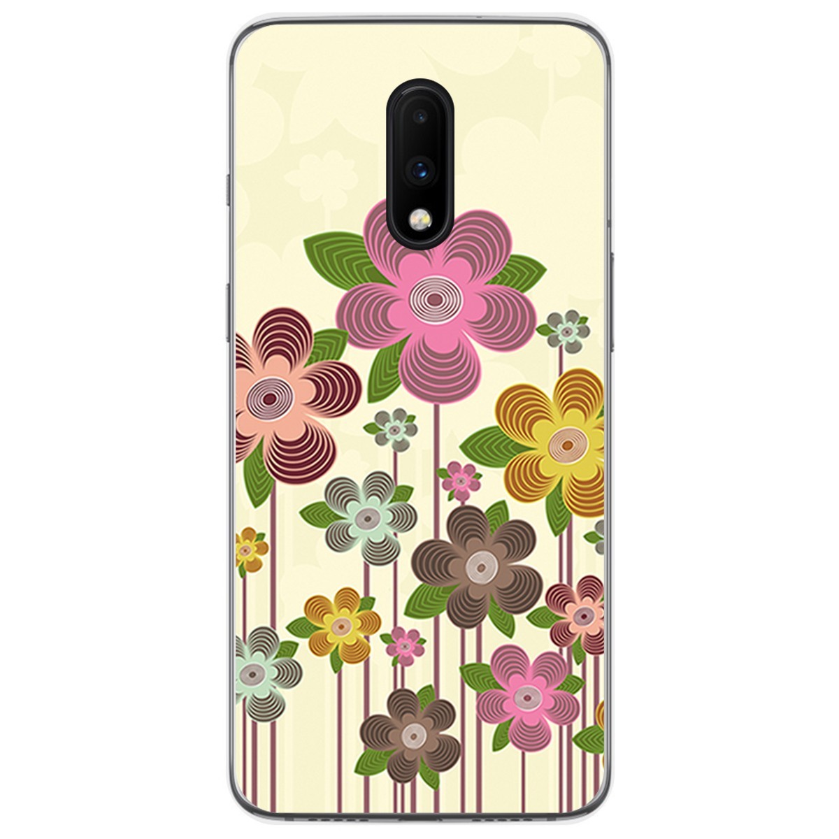 Funda Gel Tpu para Oneplus 7 diseño Primavera En Flor Dibujos