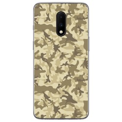 Funda Gel Tpu para Oneplus 7 diseño Sand Camuflaje Dibujos