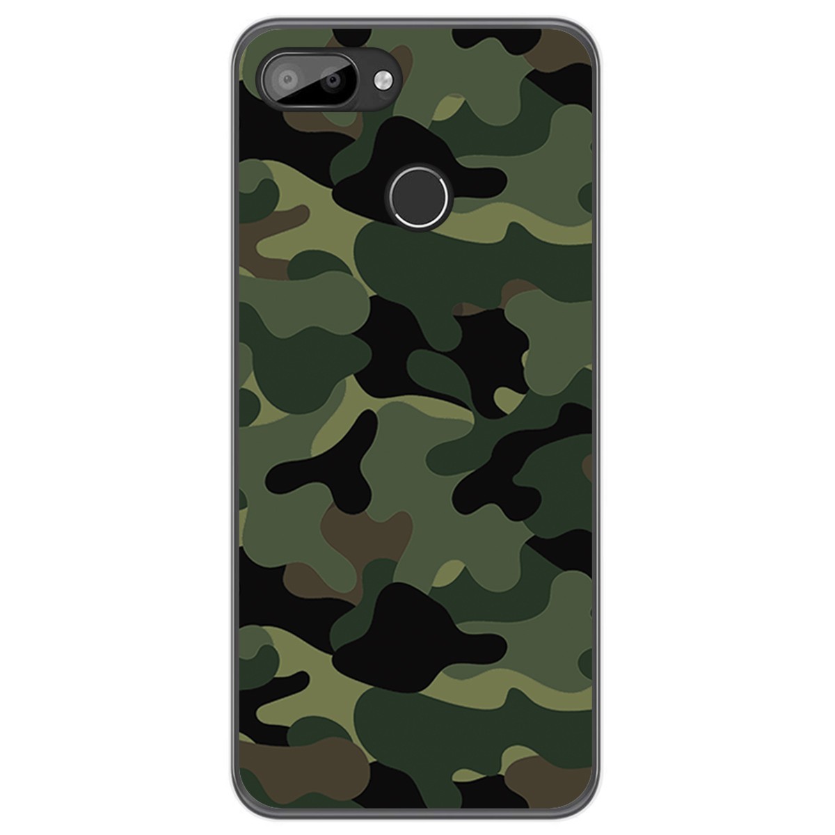 Funda Gel Tpu para Oukitel C11 / C11 Pro diseño Camuflaje Dibujos