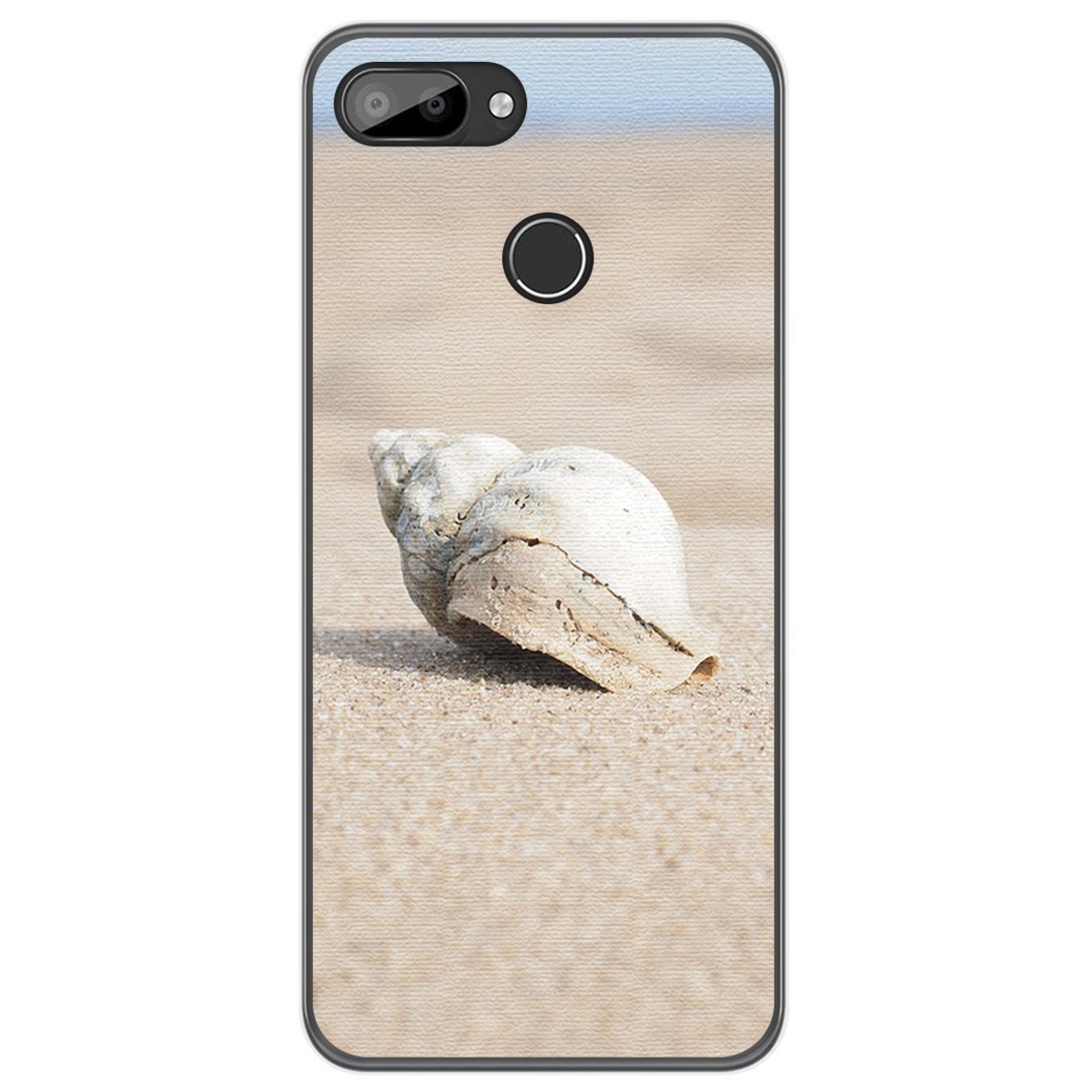 Funda Gel Tpu para Oukitel C11 / C11 Pro diseño Concha Dibujos