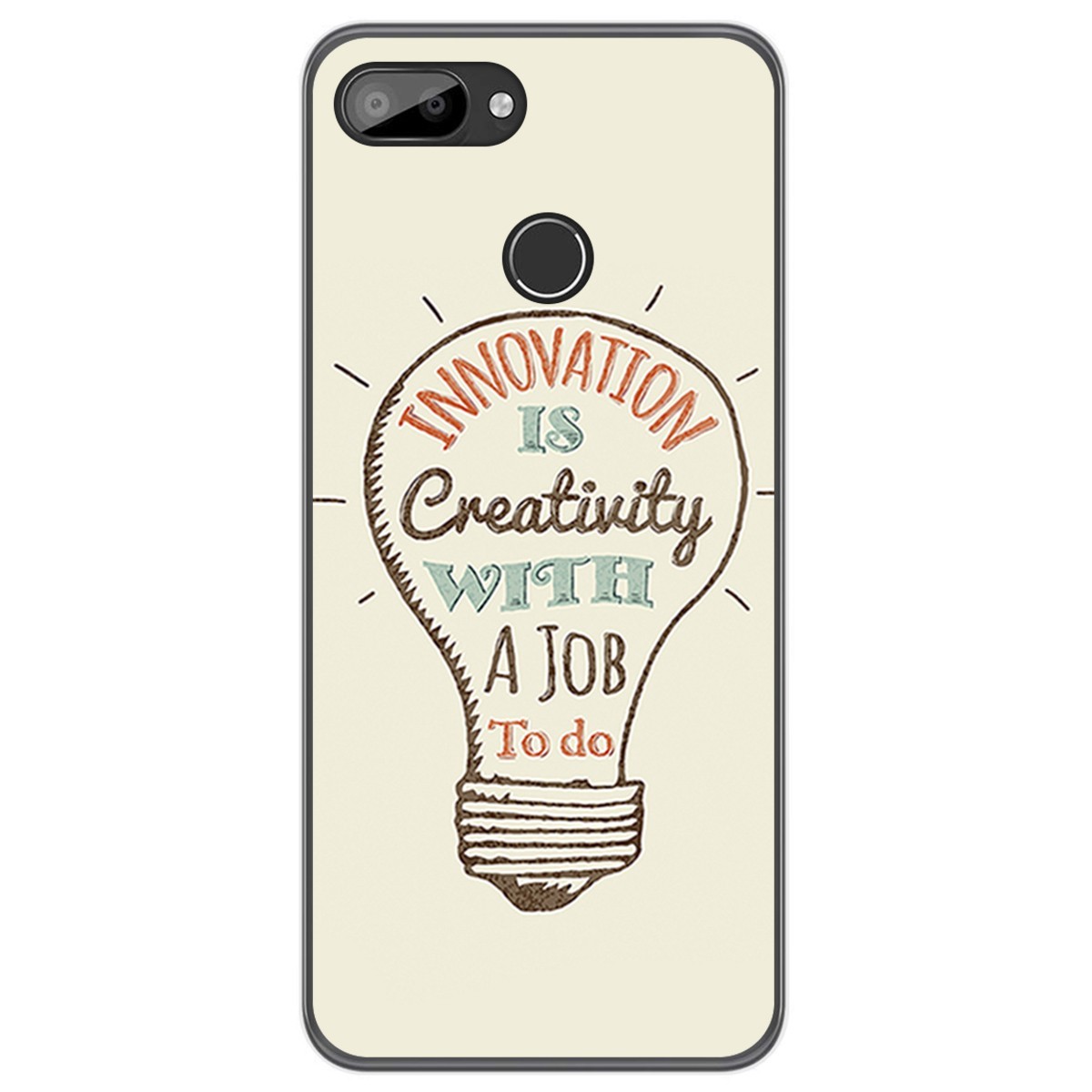 Funda Gel Tpu para Oukitel C11 / C11 Pro diseño Creativity Dibujos