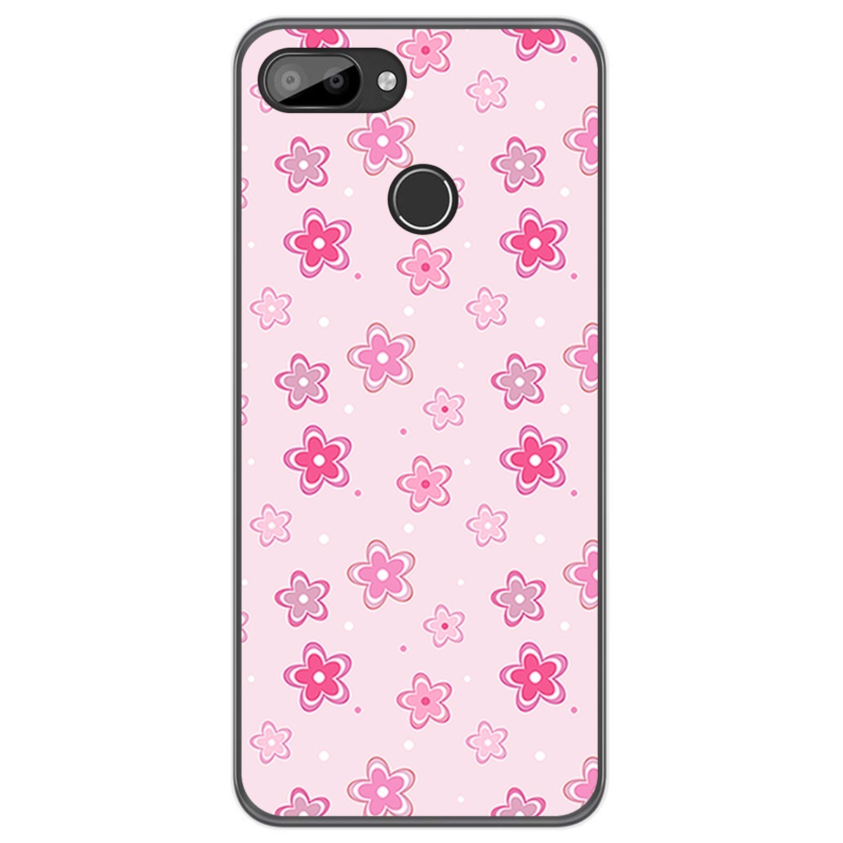 Funda Gel Tpu para Oukitel C11 / C11 Pro diseño Flores Dibujos