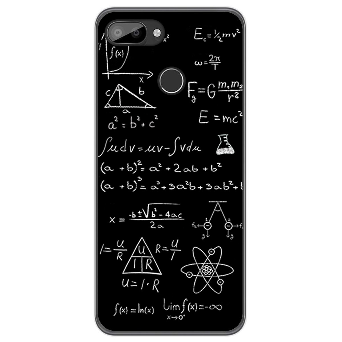 Funda Gel Tpu para Oukitel C11 / C11 Pro diseño Formulas Dibujos