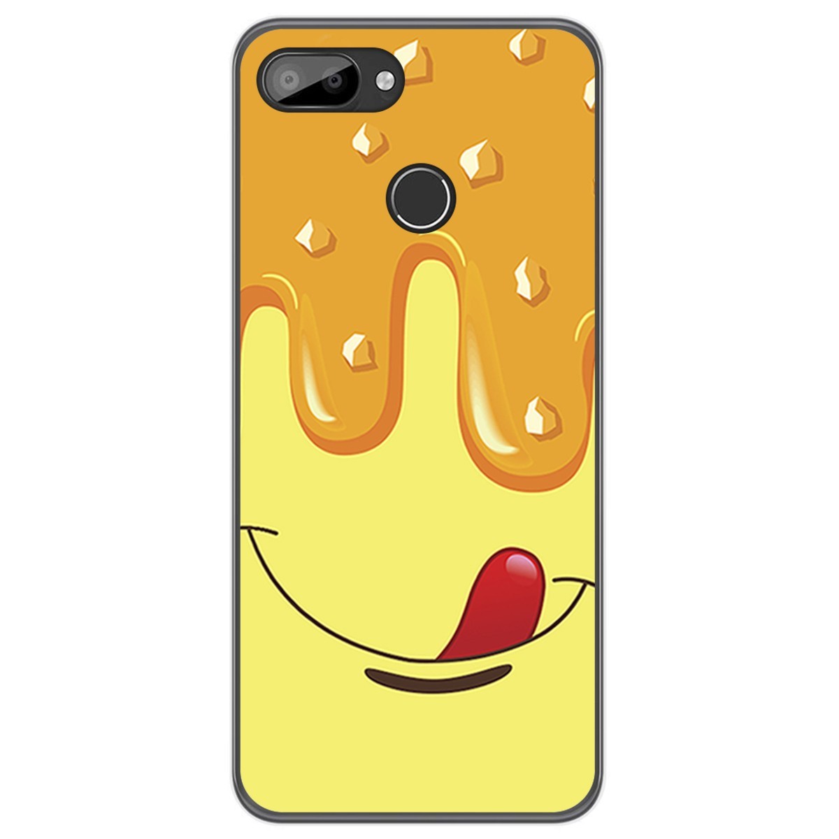 Funda Gel Tpu para Oukitel C11 / C11 Pro diseño Helado Vainilla Dibujos