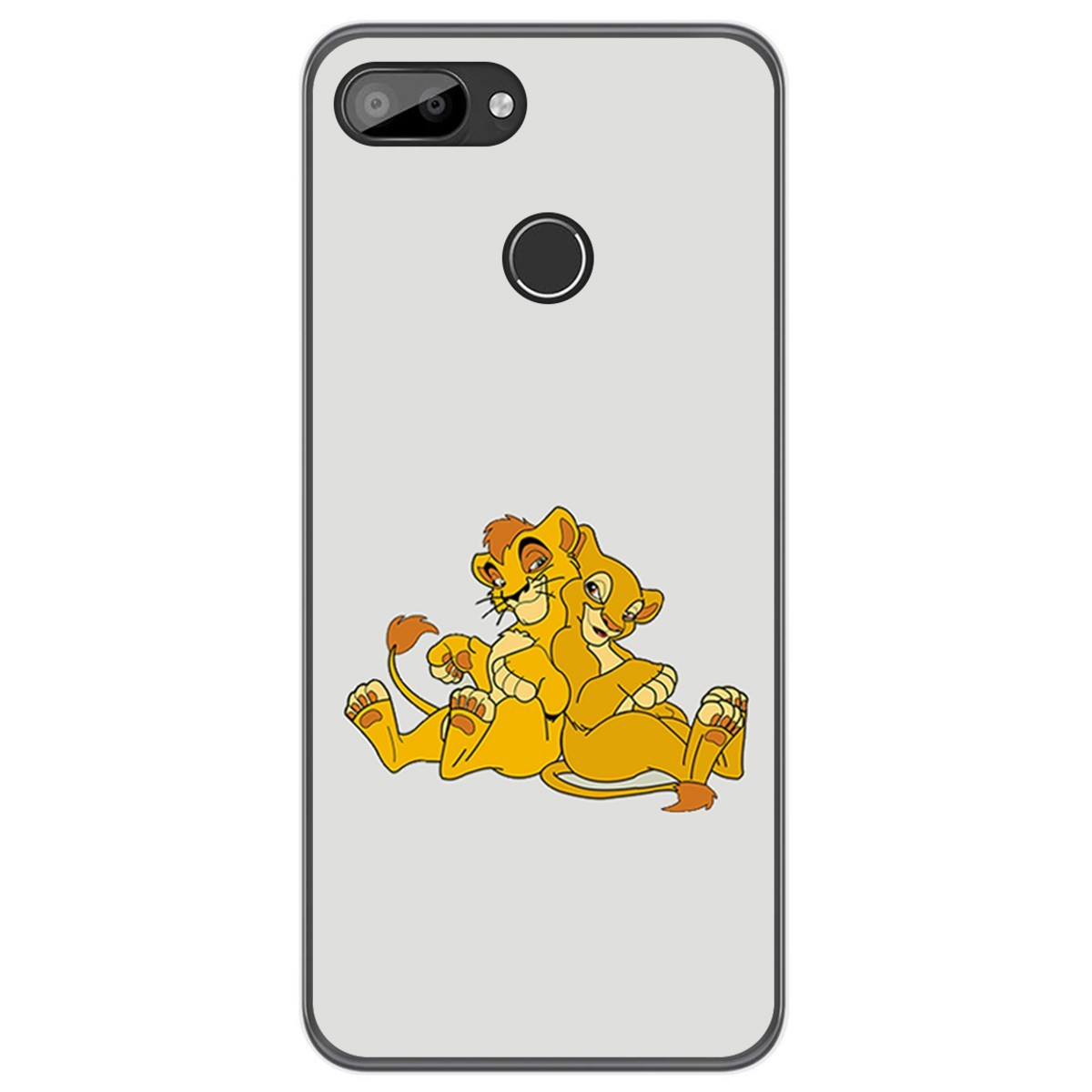 Funda Gel Tpu para Oukitel C11 / C11 Pro diseño Leones Dibujos