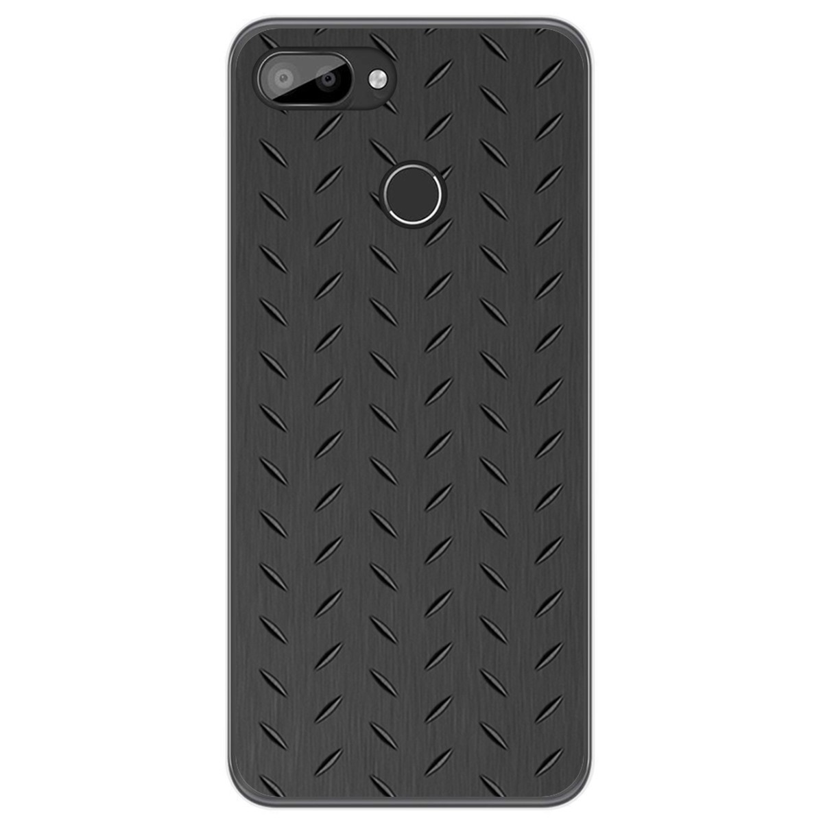 Funda Gel Tpu para Oukitel C11 / C11 Pro diseño Metal Dibujos