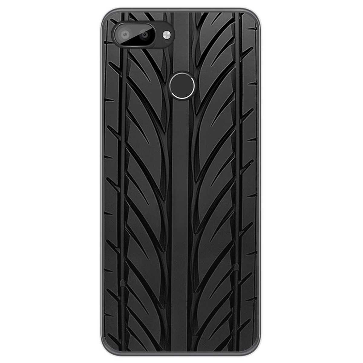 Funda Gel Tpu para Oukitel C11 / C11 Pro diseño Neumatico Dibujos