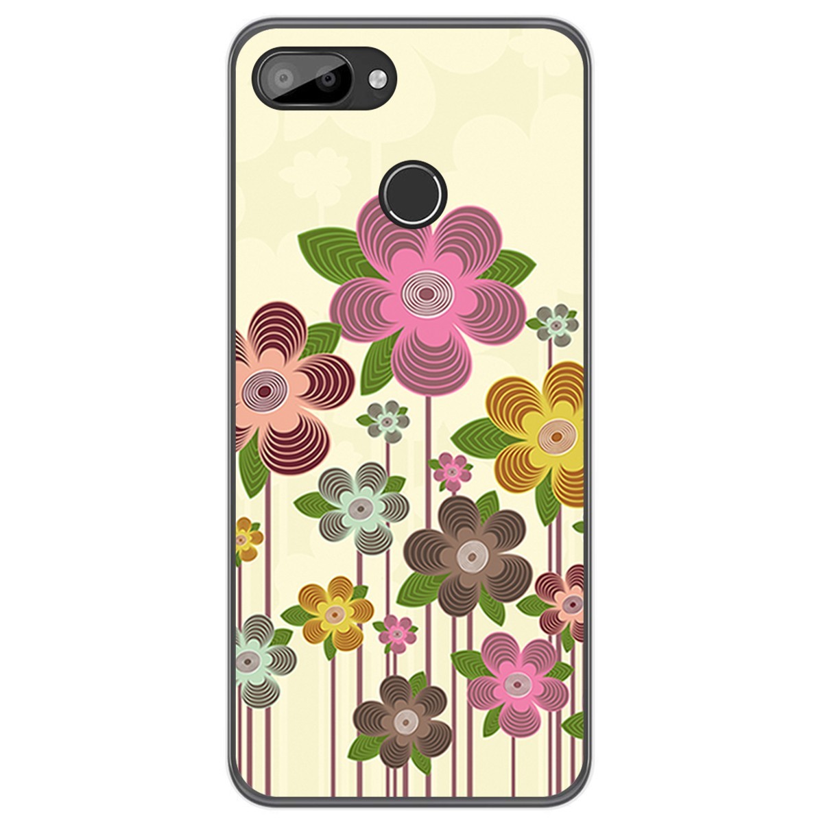 Funda Gel Tpu para Oukitel C11 / C11 Pro diseño Primavera En Flor Dibujos