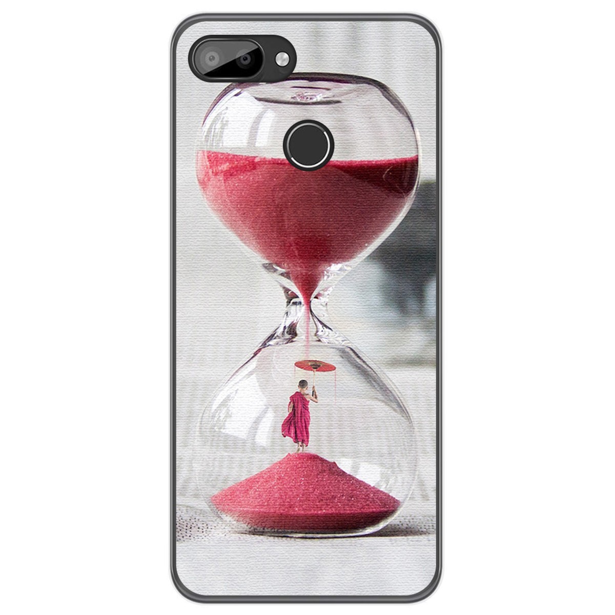 Funda Gel Tpu para Oukitel C11 / C11 Pro diseño Reloj Dibujos