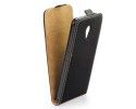 Funda Piel Premium Negra Ultra-Slim para Meizu M3 Mini / M3S 5"