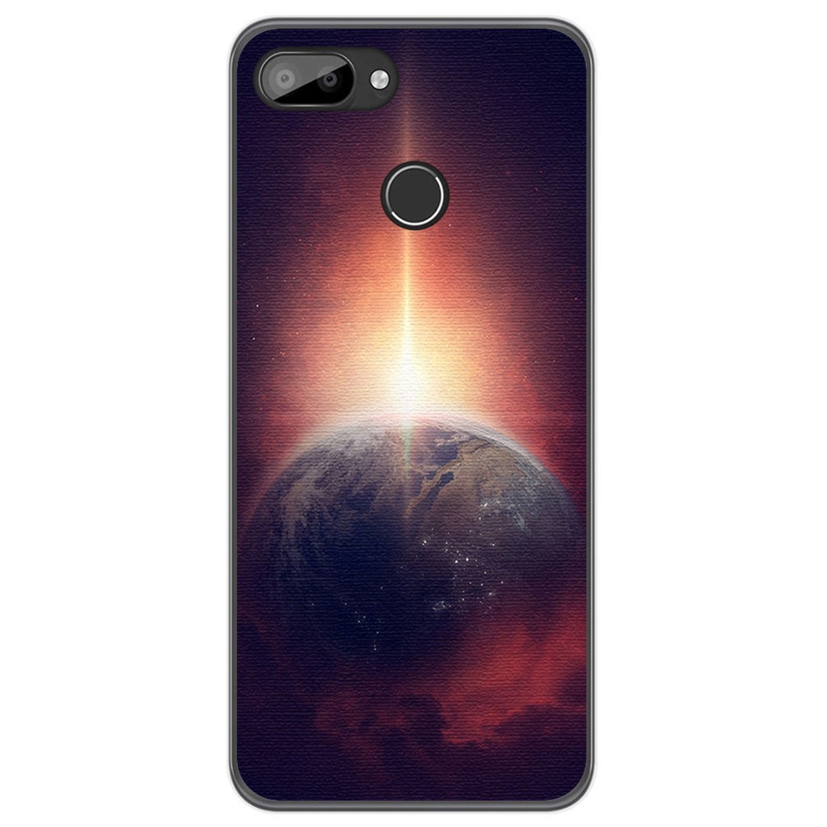 Funda Gel Tpu para Oukitel C11 / C11 Pro diseño Tierra Dibujos