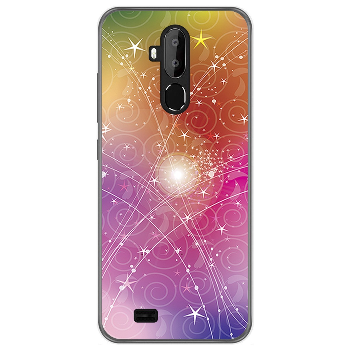 Funda Gel Tpu para Oukitel C12 / C12 Pro diseño Abstracto Dibujos