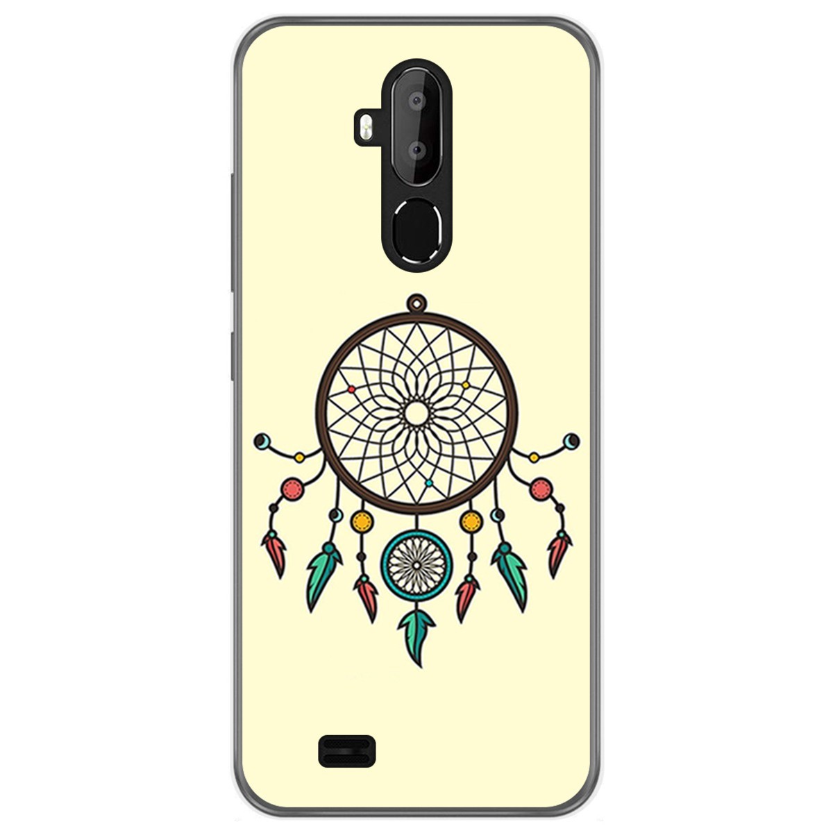 Funda Gel Tpu para Oukitel C12 / C12 Pro diseño Atrapasueños Dibujos