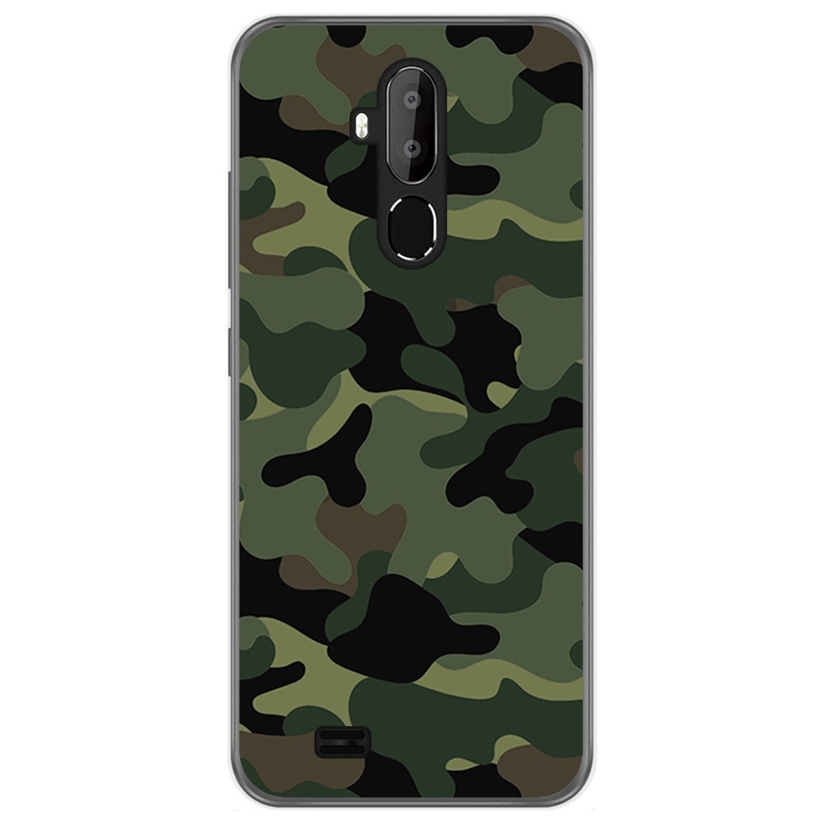 Funda Gel Tpu para Oukitel C12 / C12 Pro diseño Camuflaje Dibujos