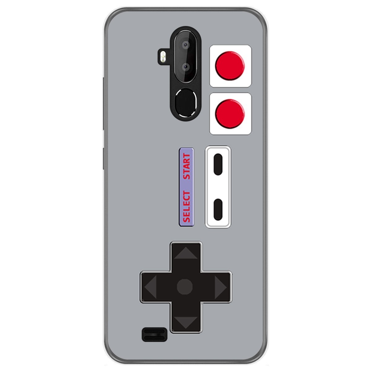 Funda Gel Tpu para Oukitel C12 / C12 Pro diseño Consola Dibujos