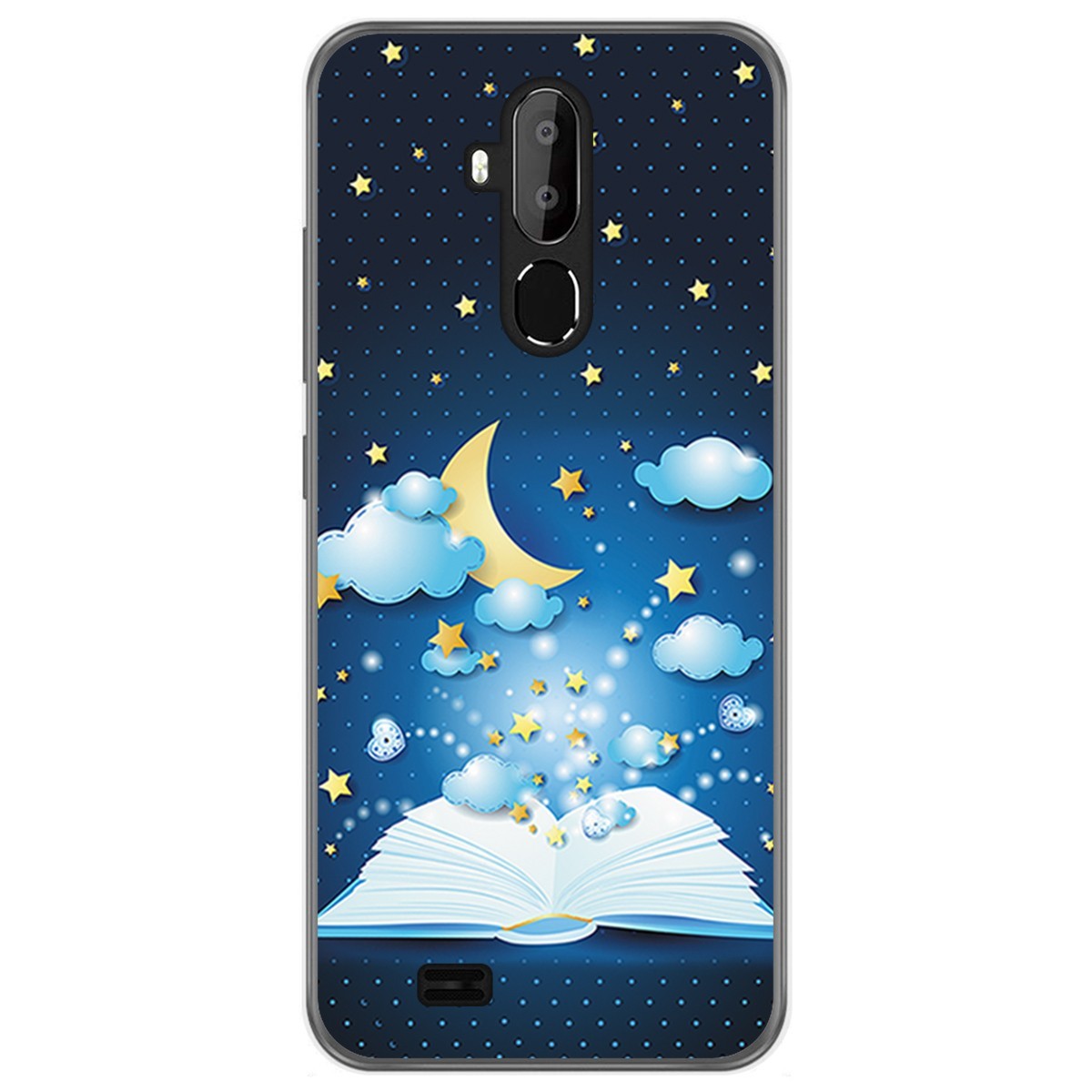 Funda Gel Tpu para Oukitel C12 / C12 Pro diseño Libro Cuentos Dibujos