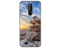 Funda Gel Tpu para Oukitel C12 / C12 Pro diseño Sunset Dibujos